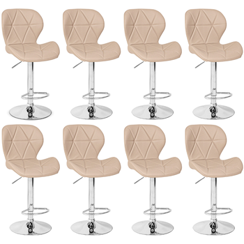 kit banqueta alta slim material ecologico com regulagem de altura magazine decor 5