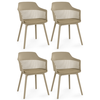 kit 4 cadeiras de jantar estofada marcela magazine decor 1