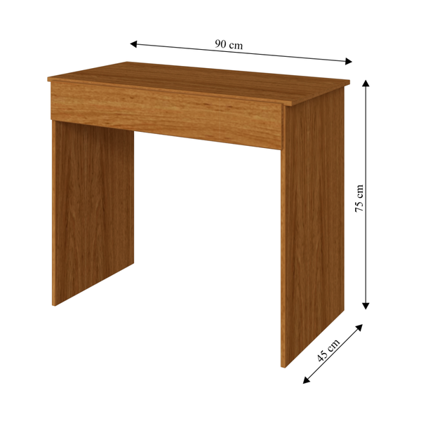 mesa escrivaninha office compacta com 1 gaveta natural magazine decor 2