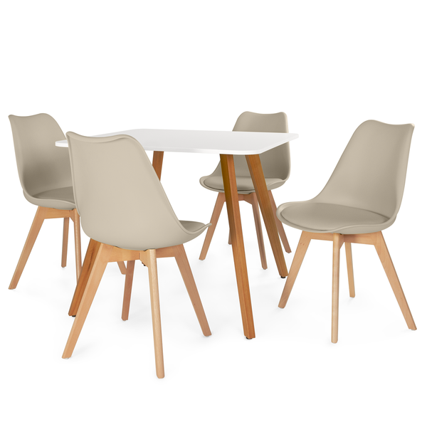 mesa agata branca com cadeira leda 4