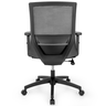 cadeira de escritorio ergonomica nr17 preta chicago com encosto em tela mesh e relax magazine decor 8