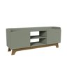 rack para tv ate 65 com 2 portas 150cm john verde magazine decor 2