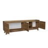rack para tv ate 75 com 3 portas 200cm john natural magazine decor 5