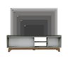 rack para tv ate 75 com 3 portas 200cm john verde magazine decor 6