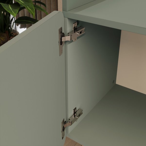 rack para tv ate 75 com 3 portas 200cm john verde magazine decor 8