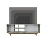 rack para tv ate 65 com 2 portas e nichos 160cm lars verde magazine decor 7