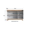 balcao buffet 3 portas 150cm john branco magazine decor 4