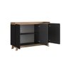 balcao buffet 3 portas 150cm john preto magazine decor 5