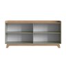 balcao buffet 4 portas 200cm john verde magazine decor 5