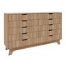 comoda 10 gavetas 160cm alice natural magazine decor 2