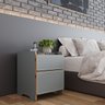 mesa de cabeceira 2 gavetas 45cm cindy verde magazine decor 3