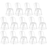 kit 14 cadeiras iron tolix design industrial branco