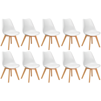 kit 10 cadeiras de jantar estofadas eames wood leda magazine decor 5