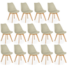 kit 12 cadeiras de jantar estofada eames wood leda magazine decor 6