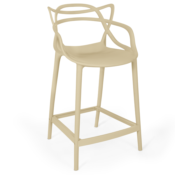 banqueta media allegra 66cm para cozinhas e bancadas cor nude magazine decor 2