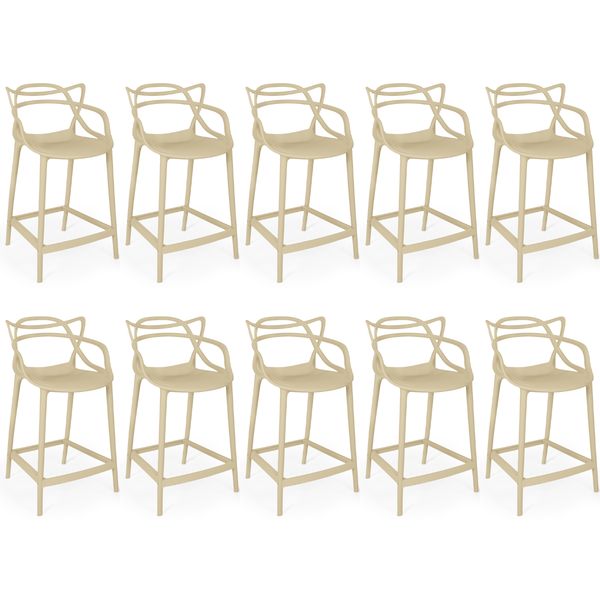 kit banqueta media allegra 66cm cor nude magazine decor 1
