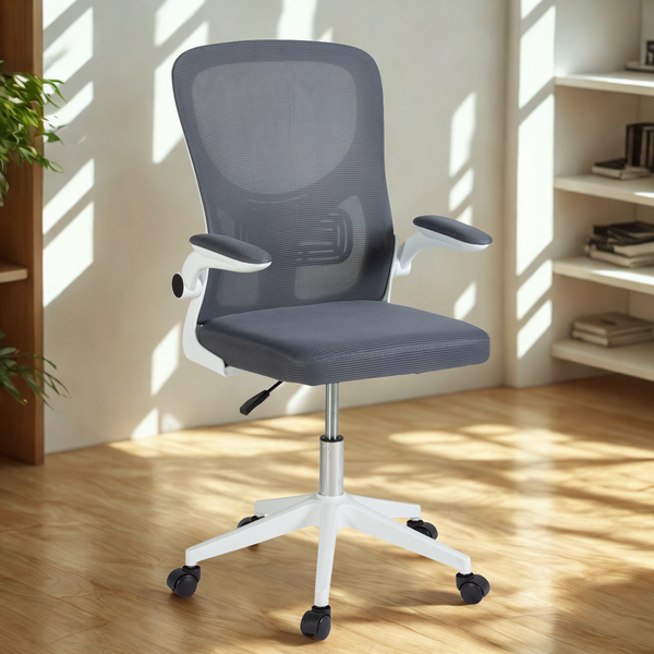 cadeira de escritorio monaco base giratoria cinza magazine decor mesh