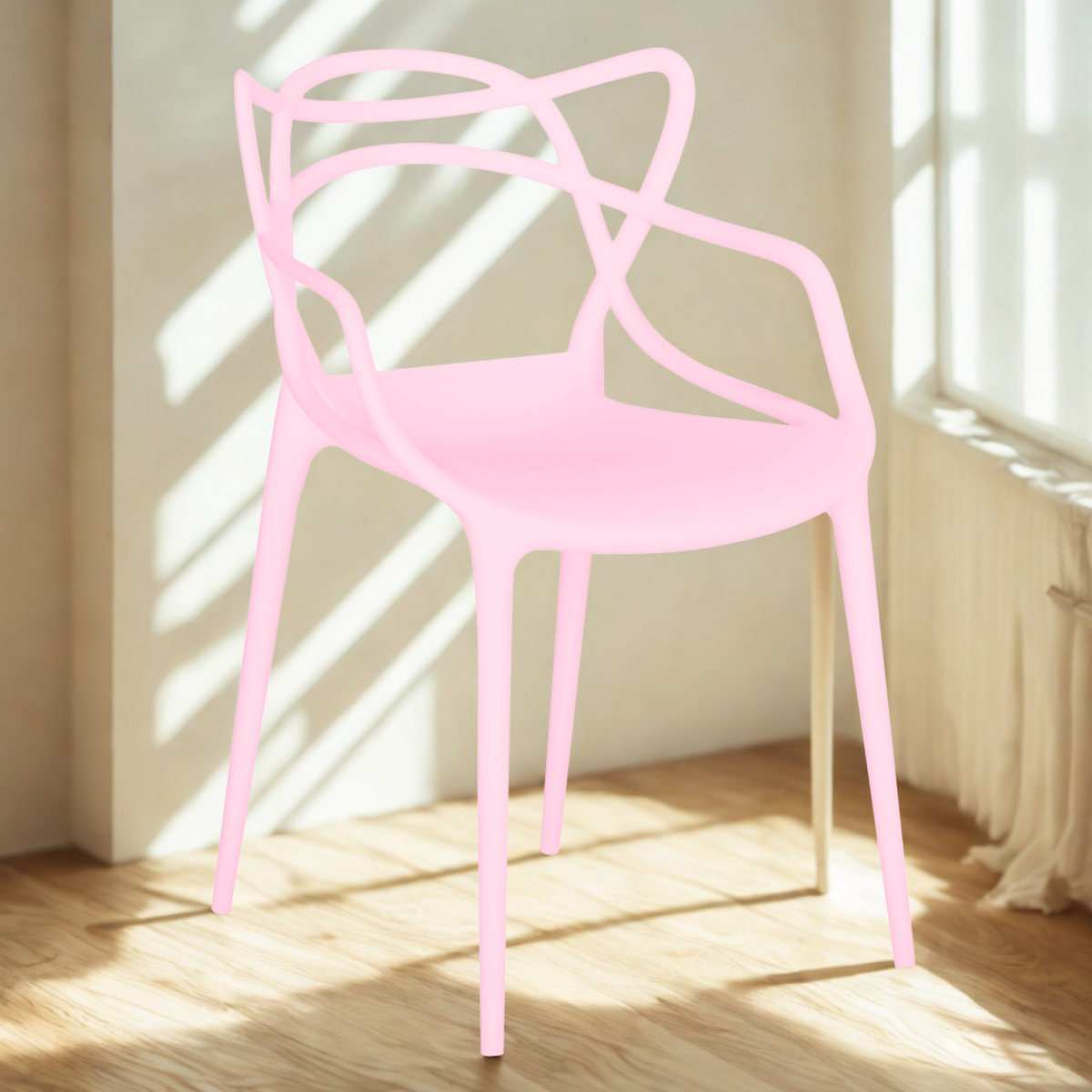 Cadeira Java Rosa Cadeira de Jantar Allegra Rosa