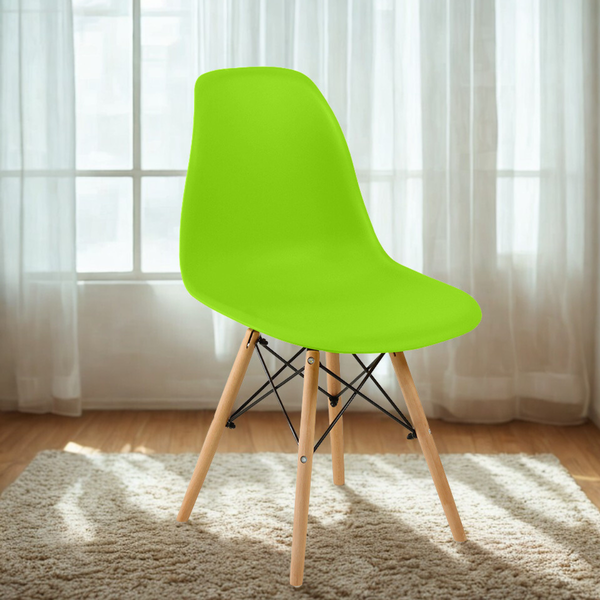 cadeira de jantar charles eames eiffel magazine decor verde 1 ambiente