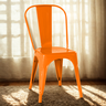 cadeira de jantar iron tolix laranja magazine decor 2 ambiente