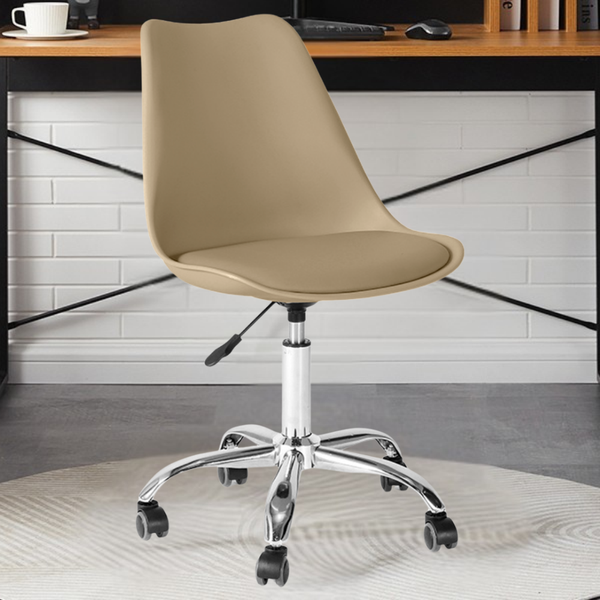 cadeira de escritorio eiffel office cor nude magazine decor 3