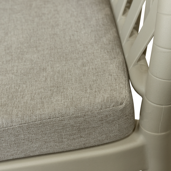 cadeira riva estofada magazine decor cor nude para sala e cozinha 2