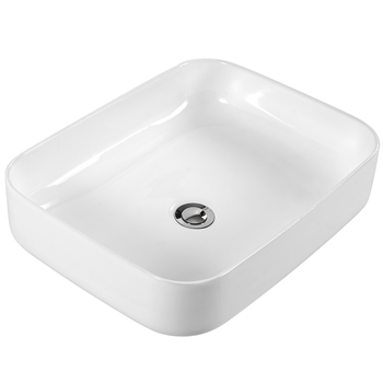 cuba pia de apoio retangular para banheiro lavabo 50x39cm cannes zagonel loucas sem deck 2