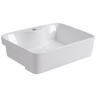 cuba pia de apoio oval para banheiro lavabo 50x37 capri zagonel loucas sem deck branco 5
