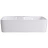 cuba pia de apoio oval para banheiro lavabo 50x37 capri zagonel loucas sem deck branco 6