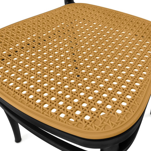 cadeira de jantar roma para sala e cozinha preto magazine decor 9