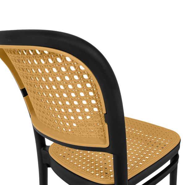 cadeira de jantar roma para sala e cozinha preto magazine decor 10