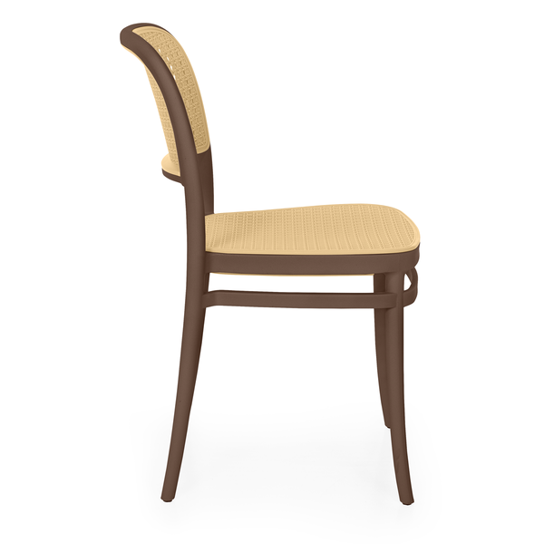 cadeira de jantar roma para sala e cozinha marrom magazine decor 6