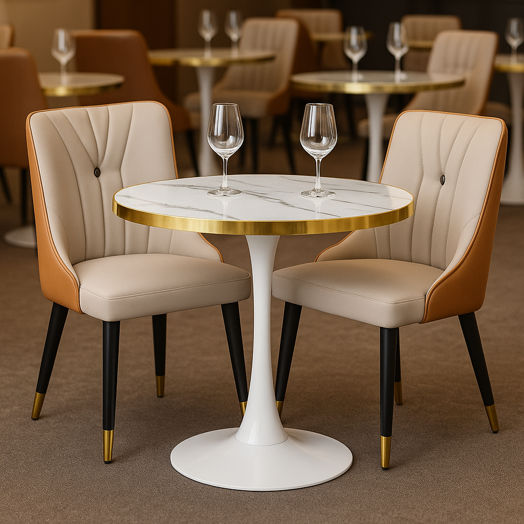 mesa de jantar redonda imperial 70cm branca magazine decor 3