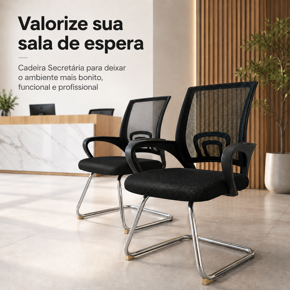 07 cadeira secretaria office base fixa