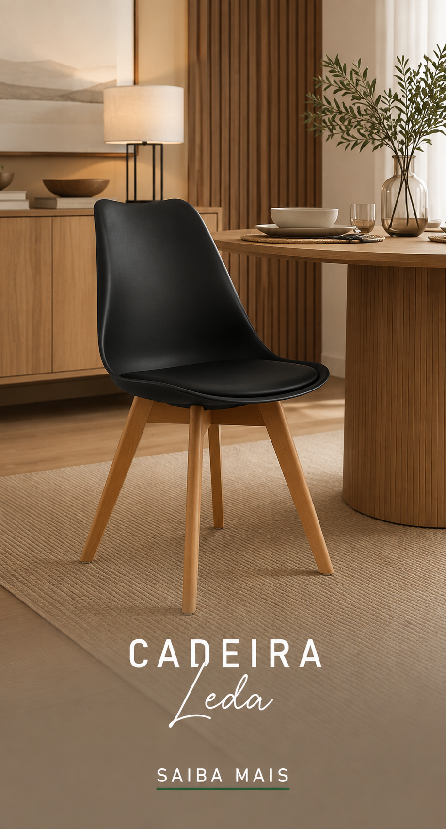 cadeira de jantar leda magazine decor