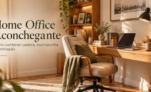 home office aconchegante como combinar cadeira escrivaninha e iluminacao