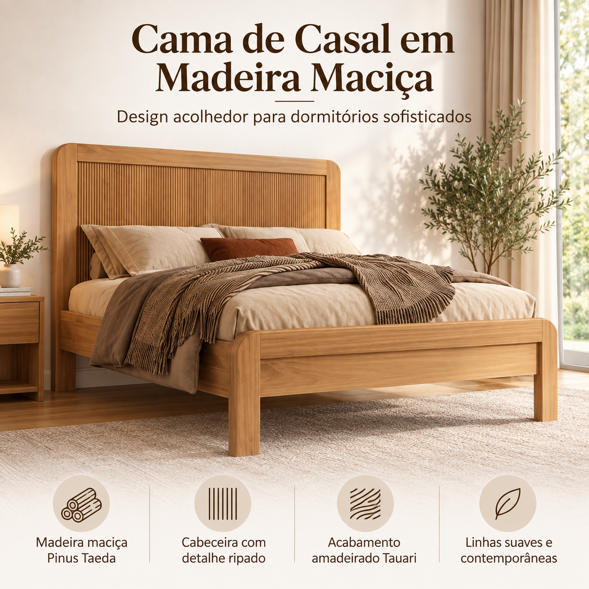 cama de casal nest 1 40m em madeira macica 4