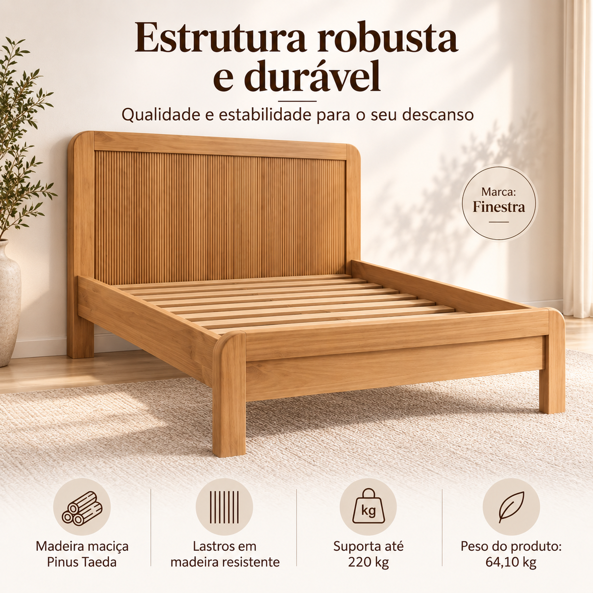 cama de casal nest 1 40m em madeira macica 3