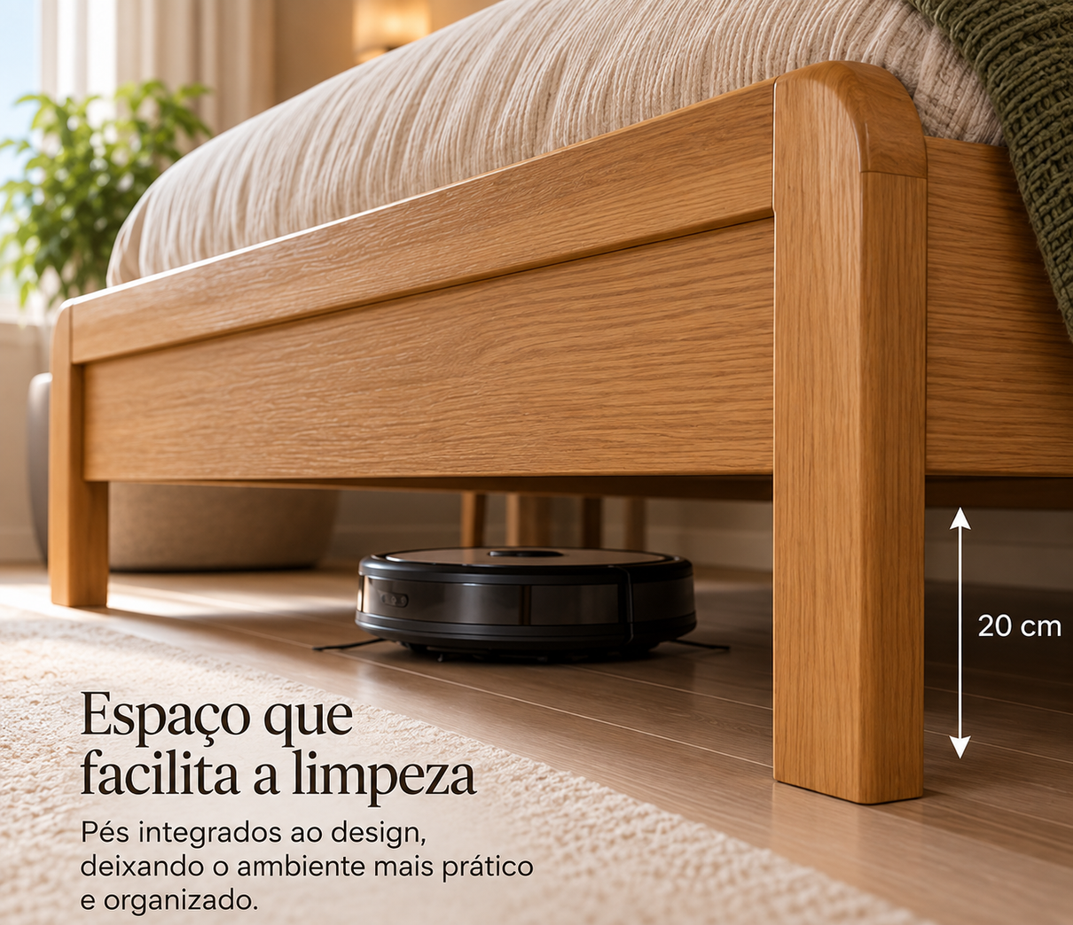 cama de casal nest 1 60m em madeira macica 4