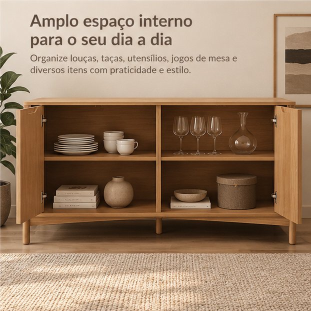balcao buffet 4 portas nest em madeira macica 3