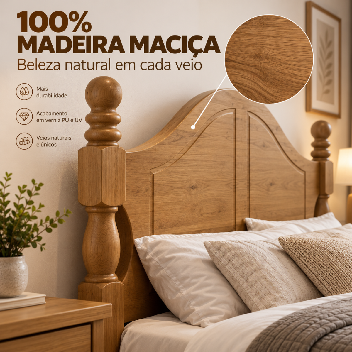 cama de casal 1 40m em madeira macica design classico ouro freijo 5