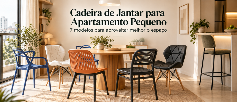 Cadeira de Jantar para Apartamento Pequeno: 7 Modelos para Ganhar Espaço Cadeira de Jantar para Apartamento Pequeno: 7 Modelos para Ganhar Espaço